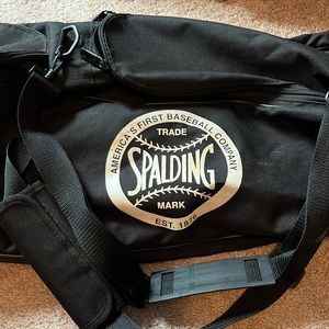 Spaulding youth baseball duffel bag.
